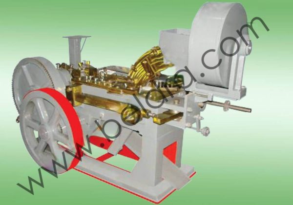AUTOMATIC BOLT HEAD TRIMMING AND SHANK REDUCING MACHINE